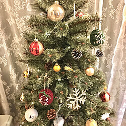 壁/天井/クリスマスツリー150cm/ほっこり*/ナチュラルが好き/クリスマスディスプレイ...などのインテリア実例 - 2017-11-08 17:46:47