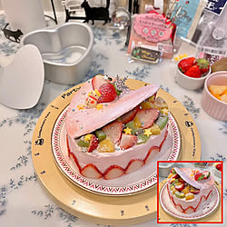 クリスマス/お菓子作りを楽しむ/ピンタレストを参考に！/手作りケーキ/クリスマスケーキ...などのインテリア実例 - 2022-12-24 17:50:43