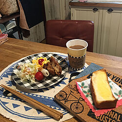 Daiso/breakfast/nikoand…/手作りトレイ/兵庫支部...などのインテリア実例 - 2019-03-19 09:00:45