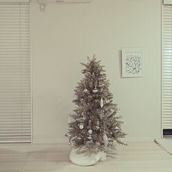 リビング/クリスマスツリー♡/ホワイトインテリア目指し中のインテリア実例 - 2014-11-23 17:51:37