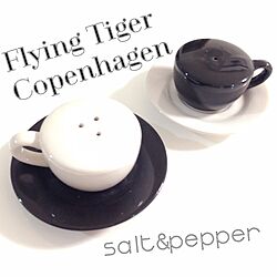 キッチン/調味料入れ/FlyingTiger/フライングタイガー/白黒病...などのインテリア実例 - 2015-10-08 08:17:21