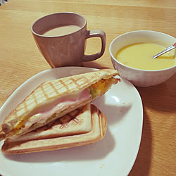 キッチン/いいね押し逃げごめんなさい(>_<)/見てくださってありがとうございます/いいね、ありがとうございます♡/ホットサンドメーカー...などのインテリア実例 - 2021-12-11 07:28:23