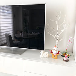 Panasonic/パナソニックテレビ/IKEA/3コインズ/かがみもち...などのインテリア実例 - 2024-01-08 12:39:18