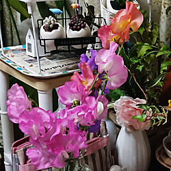 棚/ほっこり♡/いやしの風景/春ですね～♪/お花を飾りましょう♡...などのインテリア実例 - 2020-03-13 20:33:36