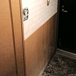 玄関/入り口/カントリー/壁紙屋本舗のインテリア実例 - 2017-02-21 18:08:13