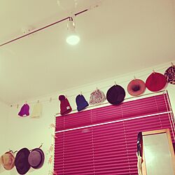 壁/天井/帽子/部屋が狭い/収納のインテリア実例 - 2014-11-25 01:07:48