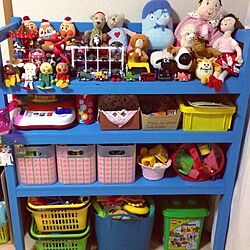棚/子供部屋/あんぱんまん/おもちゃ収納/DIY...などのインテリア実例 - 2015-12-05 17:15:56