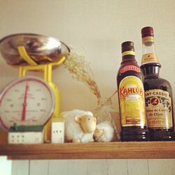 キッチン/カップボード/お酒♡/yut@さん/ひつじのインテリア実例 - 2014-01-18 00:01:52