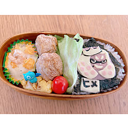 わっぱ弁当/お弁当/スプラトゥーン/キャラ弁/キッチンのインテリア実例 - 2023-05-25 11:10:29