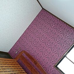 壁/天井/２種類の壁紙、貼ってみましたのインテリア実例 - 2017-05-06 17:56:47