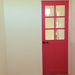 玄関/入り口/赤いドアのインテリア実例 - 2015-08-19 13:26:51