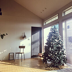 クリスマスツリー180cm/グリーンのある暮らし/吹き抜けリビング/白い家/平屋暮らし...などのインテリア実例 - 2020-11-18 14:35:50