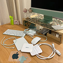 Apple/いいねやフォローありがとうございました*/みんなでよい1日にしましょうね*ˊᵕˋ/iMac/ナチュラル...などのインテリア実例 - 2022-07-23 19:13:46