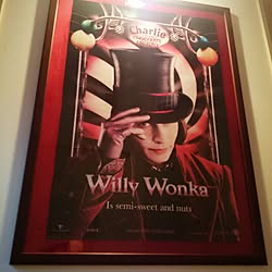 壁/天井/映画/コンテスト参加/チャーリーとチョコレート工場/Willy Wonka...などのインテリア実例 - 2015-12-21 16:04:24