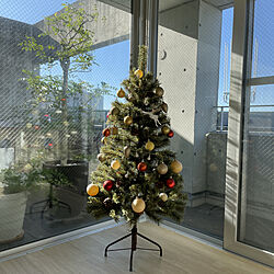 クリスマス/クリスマスツリー/アルザスツリー120cm/リビングのインテリア実例 - 2022-11-25 09:39:30