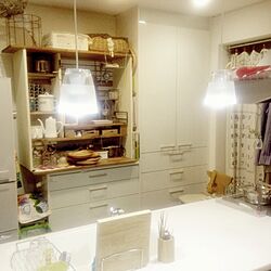 キッチン/おはようございます(´◡͐`)/キッチン棚/照明/ラバーセまな板...などのインテリア実例 - 2013-11-26 07:13:27