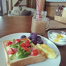 キッチン/おはようございます♡/よい一日を♡/朝食photo♥のインテリア実例 - 2015-09-14 09:48:05