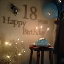 リビング/ポスター/冬休み/三女誕生日/18歳...などのインテリア実例 - 2023-12-27 22:21:32