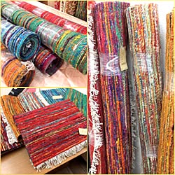 インド製/インド製ラグ/カラフル/手織り/手織りマット...などのインテリア実例 - 2015-04-07 17:44:57