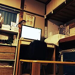 部屋全体/和室/unico チェア/カラーボックス/押入れ収納のインテリア実例 - 2015-07-05 00:00:41