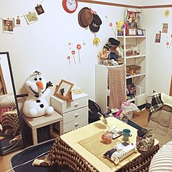 部屋全体/一人暮らし/IKEA/カラフルが好き。/賃貸...などのインテリア実例 - 2017-01-27 23:02:21