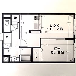 部屋全体/1LDK 1人暮らし/1LDK/間取りのインテリア実例 - 2016-05-08 21:59:03