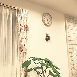 時計/RoomClipアンケート/リース/北欧/川島織物セルコンのインテリア実例 - 2020-01-14 17:28:49