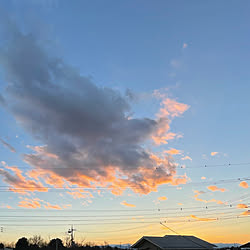 日の入り/空/お正月/青空/記録用...などのインテリア実例 - 2023-01-01 17:04:38