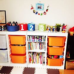 棚/トロファスト/IKEA/おもちゃ収納/子供部屋のインテリア実例 - 2016-12-15 15:16:10
