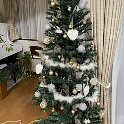 クリスマスツリー180cm/リビングのインテリア実例 - 2022-12-05 22:00:37
