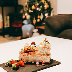 ケーキ/クリスマスディスプレイ/クリスマスケーキ/Xmas/クリスマス...などのインテリア実例 - 2019-12-24 22:48:16