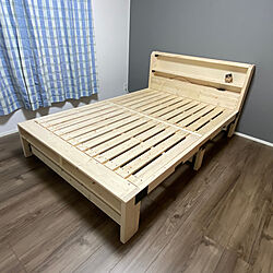 ベッド周り/2×4材/すのこベッド/DIYのインテリア実例 - 2023-05-07 21:05:26