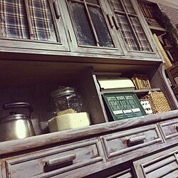 キッチン/食器棚リメイク/塗り替えのインテリア実例 - 2017-05-19 20:06:40