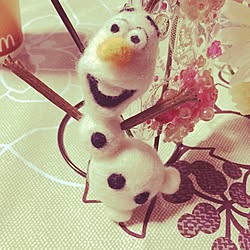 ロッツォ ハグベア 羊毛フエルト 手作り お友達にプレゼントのインテリア実例 15 02 10 03 14 12 Roomclip ルームクリップ