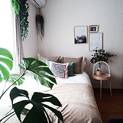 ベッド周り/無印良品/BOHO/観葉植物のある暮らし/IKEA...などのインテリア実例 - 2020-04-09 16:59:43