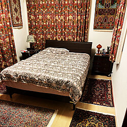 Persian carpet/アンティーク/レトロ/ベッド周りのインテリア実例 - 2021-06-03 22:22:35