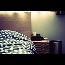 ベッド周り/無印良品/IKEA/二人暮らし/シンプルのインテリア実例 - 2014-06-11 22:13:45