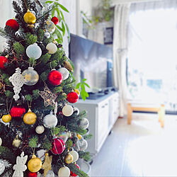 クリスマス/クリスマスツリー/部屋全体のインテリア実例 - 2022-12-10 13:00:29