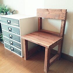 棚/椅子DIY/小引き出し/DIYのインテリア実例 - 2016-04-30 15:20:55