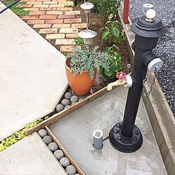 ガーデン/立水栓DIY/立水栓/庭/DIY...などのインテリア実例 - 2017-06-07 13:26:55