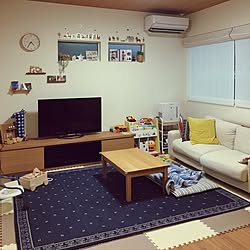 部屋全体/無印良品/リビング/IKEA/カメラマークが出たので...などのインテリア実例 - 2017-03-09 23:06:17