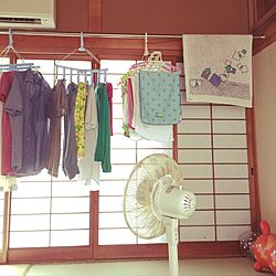 洗濯物/便利/室内干しスペース/雨の日/DIY...などのインテリア実例 - 2016-06-29 10:38:13