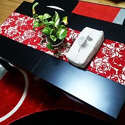 リビング/植物/IKEA/テーブルランナー/ポトス...などのインテリア実例 - 2014-03-12 20:41:53