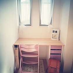 机/IKEA/子供部屋/勉強机/DIY...などのインテリア実例 - 2016-01-11 12:56:28