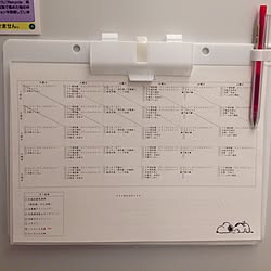 キッチン/掃除部/お掃除メモ/お掃除カレンダー/白...などのインテリア実例 - 2015-09-14 18:26:07