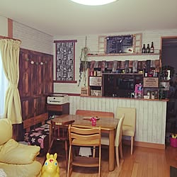 部屋全体/100均/汚家改造計画中～/いつもいいね！押し逃げごめんなさい/リメイクシート...などのインテリア実例 - 2016-07-17 11:34:38