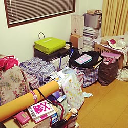 部屋全体/汚部屋初公開♡/汚部屋をどうにかしたい/汚部屋改造計画のインテリア実例 - 2014-11-25 21:37:33