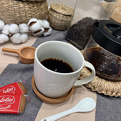 IKEA/コーヒーのある暮らし/ロータスビスケット/お茶セット/北欧...などのインテリア実例 - 2021-02-06 08:50:00