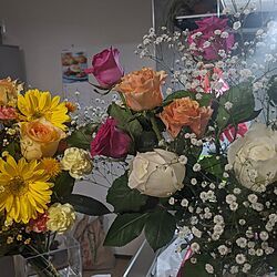 キッチン/お花たち/花のある暮らしのインテリア実例 - 2024-05-02 15:42:12
