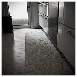 キッチン/白黒/モノトーン/IKEA/シンプルのインテリア実例 - 2015-04-02 20:33:40